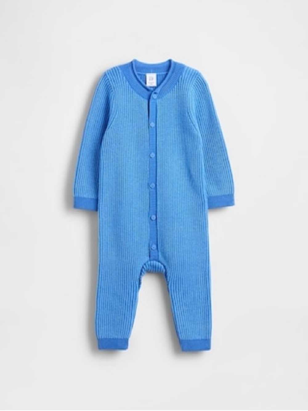GAP-Baby Footless Sweater One-Piece-Blue